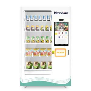 CQC Approved Conveyor Vending Machine , 4G fruit vending machine