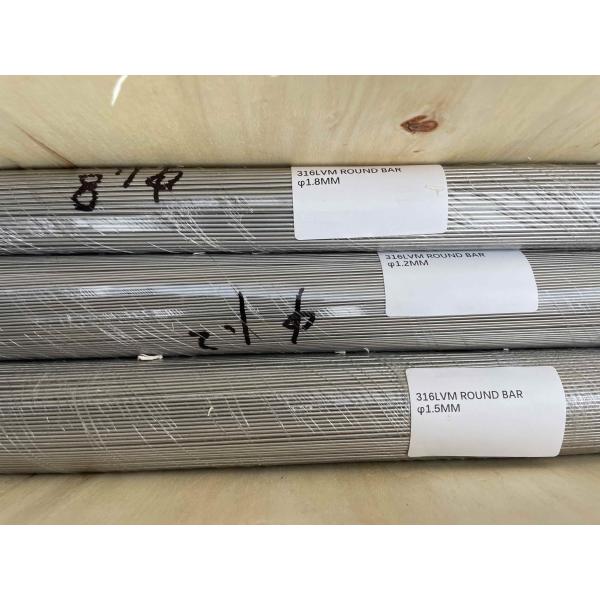 Quality 1.4441 UNS S31673 316LVM Cold Worked Stainless Steel Round Bar Rod ASTM F138 ISO 5832-1 for sale