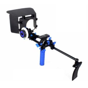 Buy cheap Dslr rig kit with Shoulder Rig + Follow Focus +Matte Box Can Be Installed on The Tripod from wholesalers