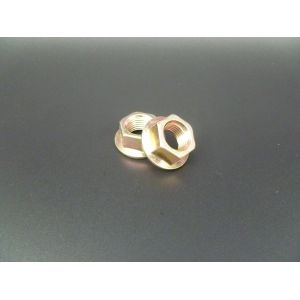 DIN6923 Flange nut DIN EN 1661 ISO 4161 Yellow Zinc Plated M3-m48 Size range