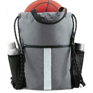 Buy cheap Drawstring High Density Oxford Custom Sports Backpack With Shoe Compartment from wholesalers