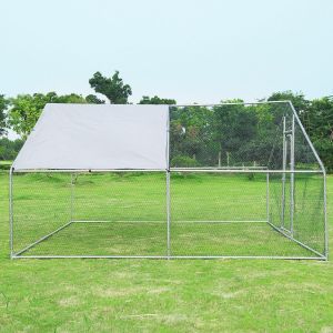 Buy cheap Galvanized 3m Metal Walk In Chicken Run For Exercise from wholesalers