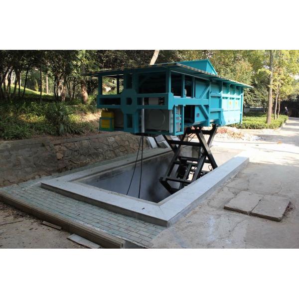 Buy cheap Horizontal Lifting Refuse Garbage Compression Station from wholesalers