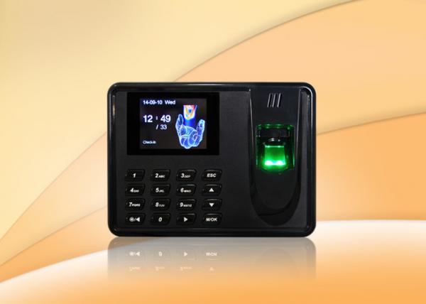 Quality USB Host Biometric Time Clock / Simple Fingerprint Time Clock With Free Software for sale
