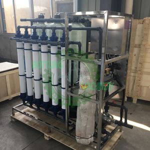 Hollow Fibre Ultra Filtration / UF Tap Mineral Water Purifying Machine