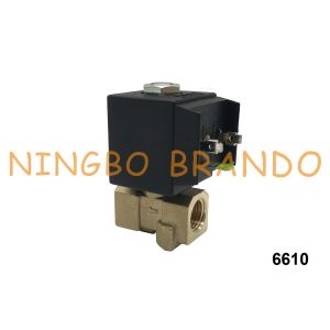 Buy cheap 6610 6012 CEME Type 2/2 Way NC Brass Solenoid Valve G1/4'' 24V 110V 220V from wholesalers