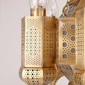 Custom Pure Copper Light Chandelier With 50000 Hours Lifespan