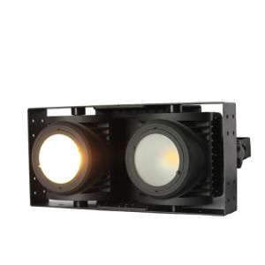 Can Be Matching Blinder two Eyes Background 4/8 Channel 2*100W COB Led Audience