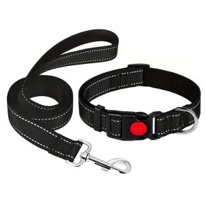 Buy cheap Reflective Adjustable Basic Simple Nylon Dog Collars With Locking Buckle from wholesalers