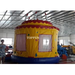 Kids Happy Birthday Small Jumping Castle Handing Drawing PVC Tarpaulin