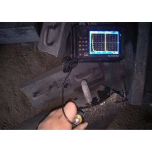 Pearlitical Cr-Mo alloy steel lifting bars with 430mm long insert in the rubber