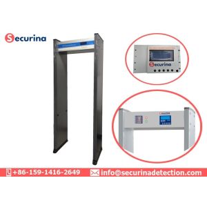 Buy cheap MBSU Backup Battery Walk Through Metal Detector Body Scanner With 6 Detecting Zones from wholesalers