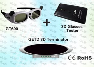 Buy cheap OEM 3D Cybercafé Solution with 3D IR emitter and glasses from wholesalers