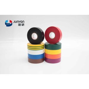 Color Coding Easy Tear PVC Tape 0.13mm Flame Retardant PVC Tape For Electrical