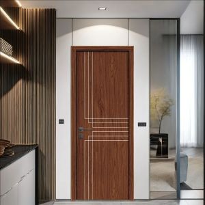 Moisture Resistant WPC Hollow Doors For Your Home Sustainable Eco-Friendly
