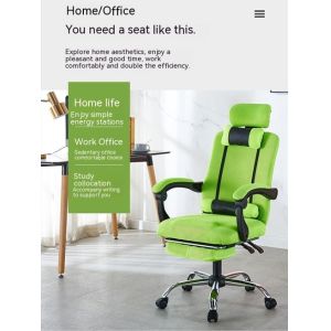 Height-Adjustable Conference Training Mesh Office Chair with Swivel and Mesh