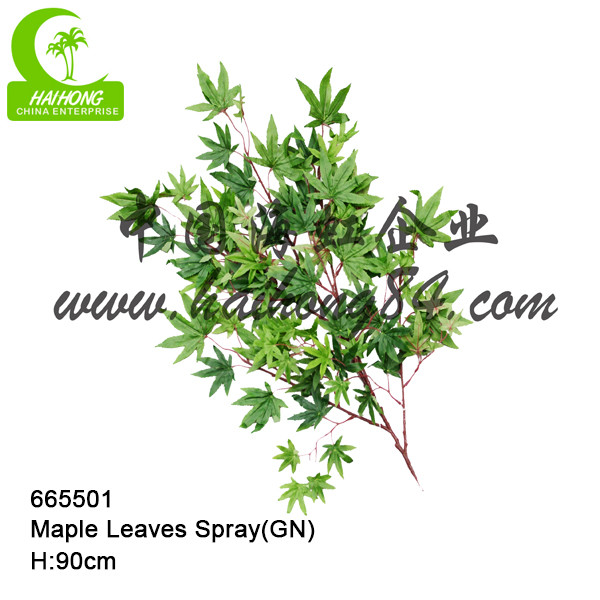 Quality No Nursing 90cm Artificial Tree Branches , Faux Maple Leaf Branch Easy To Care for sale