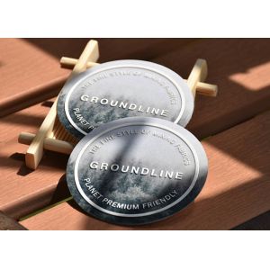 Sweatshirts Microfibre Custom Printed Patch With White Silicone Logo