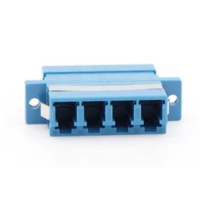 Buy cheap Hybrid Plastic Material LC APC/UPC Adapter for FTTH Four Duplex Fiber Optic Equipment from wholesalers