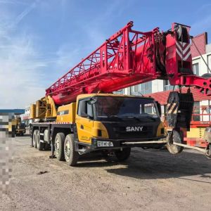 Buy cheap Used Truck Crane Well Condition 2021 Sany 60t 60 tons lifting Crane from wholesalers