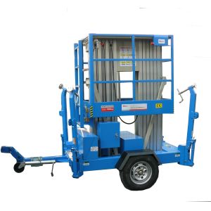 Buy cheap 12m Towable Scissor 300kg Trailer Boom Lift from wholesalers