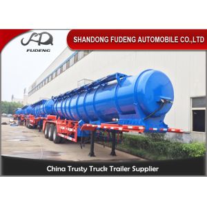 Buy cheap 2 / 3 Axles sulfuric acid storage fuel tanker semi trailer with 20000 liters capacity from wholesalers