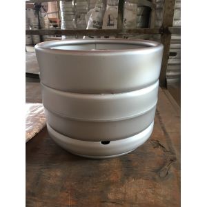 Buy cheap 10L Slim draft beer keg stackable with diameter 312mm, height 260mm, for beer brewing from wholesalers