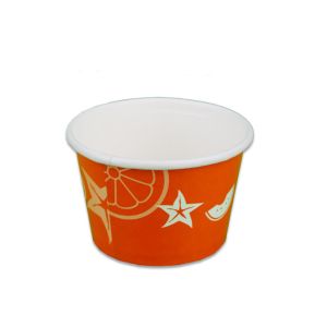 Custom Disposable Hot Soup Containers / Takeaway Soup Cups Food Grade