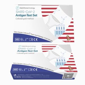 Buy cheap 15-20 Minutes Fast reaction rapid SARS-CoV-2 Antigen Self Test Set Saliva Sample Collector Malaysia 1 test/box from wholesalers