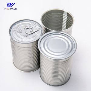 Moisture Proof Airtight Empty Metal Can Tinplate Round Tin Containers