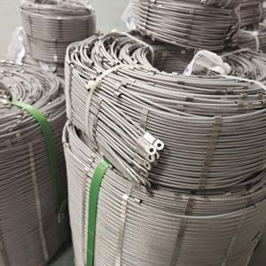 Stainless steel ferrule rope mesh