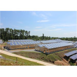 6-12m Span Solar Power Mounting Systems , Industrial Aluminium Solar Panel