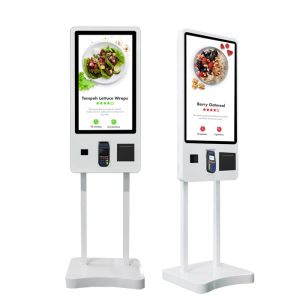 Buy cheap 32 Floor Standing Portable Digital Signage Self - Service Ordering Payment Kiosk For Resturant from wholesalers