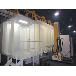 Buy cheap Customized PLC Powder Coating Booth And Oven Powder Painting Line from wholesalers