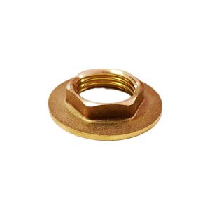 Buy cheap 1/2″ NPT Wide Flange Brass Tap Back Nuts Male from wholesalers