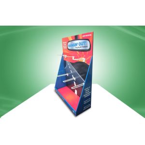 Custom Comodity Promotional Cardboard Countertop Display With Plastic Hook