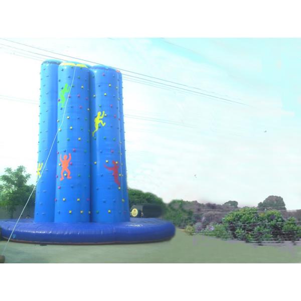 Quality Inflatable Amusement Park Bungee Trampoline With Three Cones for sale