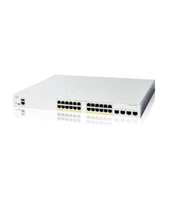 China C1200-24T-4X Network Adapter 24x 10/100/1000 Ports 4x 10 Gigabit SFP+ Rack-mountable PoE SNMP QoS VLAN Function for LAN Switches on sale