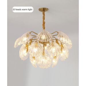 Buy cheap 650*500mm Lamp Luminous Flux 110lm Shell Crystal Pendant Light from wholesalers