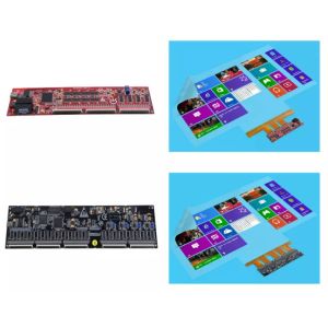 Nano Touch Screen Frame Film AD Player Multi Size Transparent PCAP Touch Applied