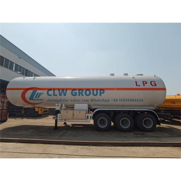 Quality ASME Q345R 16.1 Bar 54000 Liters 25MT LPG Tanker Trailer for sale