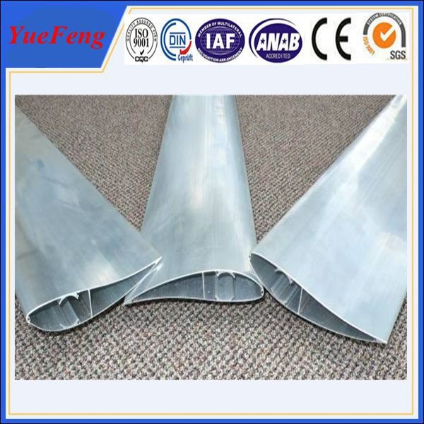 Quality Aluminum extrusion blade supplier, shutter fin extrusion aluminium price factory for sale
