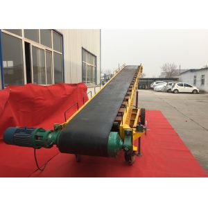 Buy cheap Lifting Height Adjustable Movable Belt Conveyor Portable from wholesalers