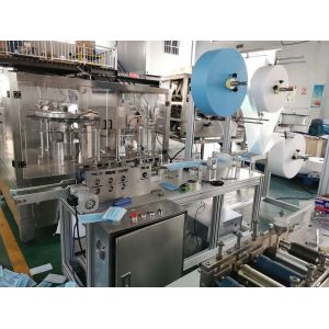 Buy cheap Semi - Automatic Non Woven Face Mask Making Machine Easy Operate from wholesalers