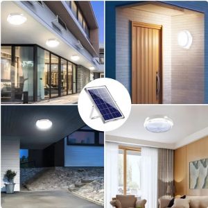 Mosquito Proof LED Solar Ceiling Light With 12W Power And 60 LED Chips