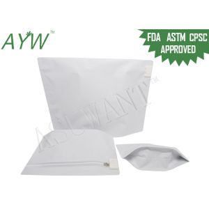 Buy cheap Weeds Marijuana Plastic Child Resistant Bags Smell Barrier With Lock Zipper from wholesalers