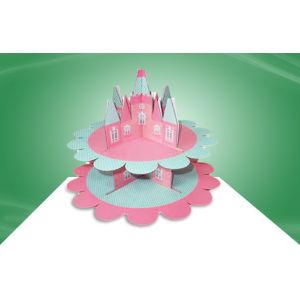 Buy cheap Three tier Cake Cardboard Standees , Countertop Stand up Display from wholesalers