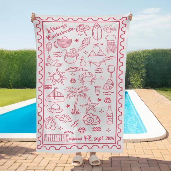 Buy cheap 200gsm Quick-Dry Beach Towel with Fast Drying Technology and Good Absorbency for Active Lifestyles from wholesalers