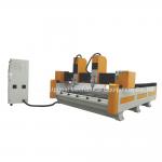 Buy cheap New Double Z-axis Double Heads Stone CNC Carving Machine with Steel Table from wholesalers