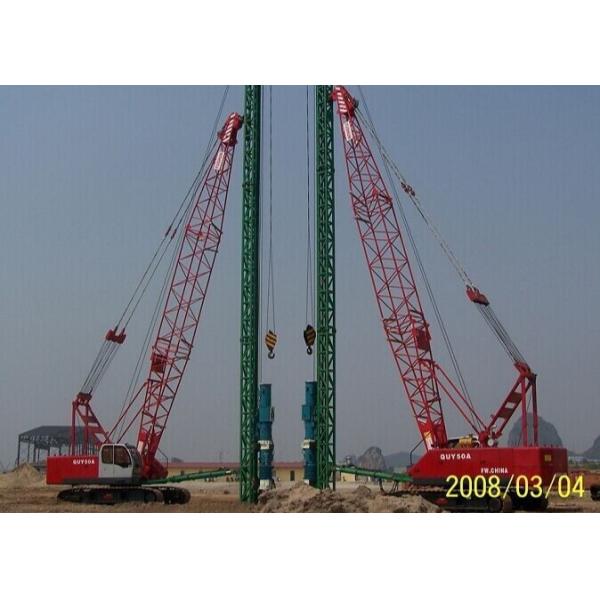 Quality CQUY2600 Hydraulic Crawler Crane Light Weight 242kw 254t High Rigidity Durable for sale